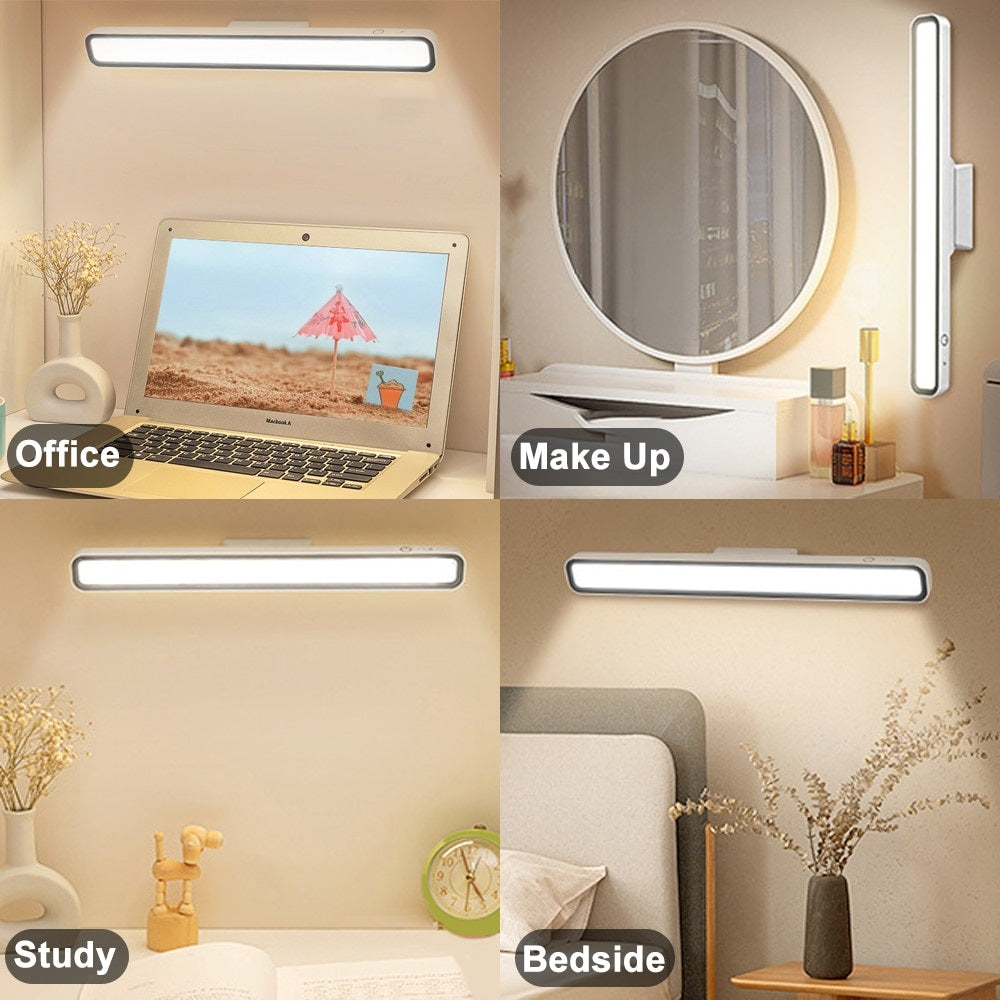 Led desk lamp with wireless charger  Dormitory design within reach