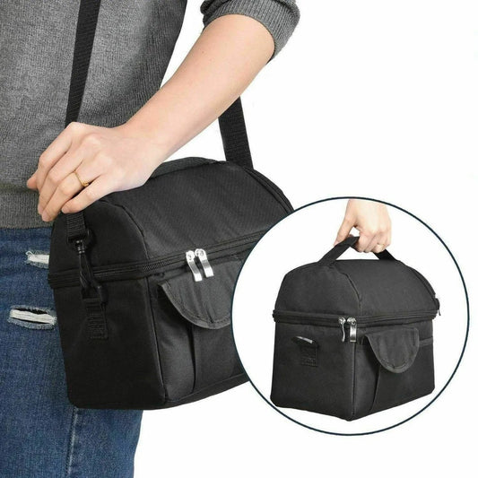 Hot lunch bag with large capacity, shoulder lunch bag