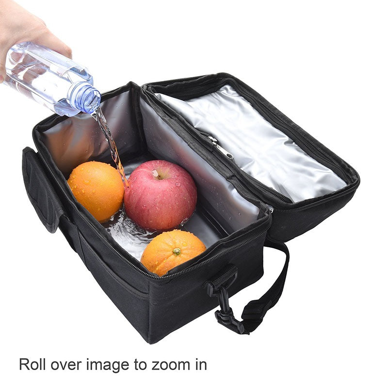 Hot lunch bag with large capacity, shoulder lunch bag