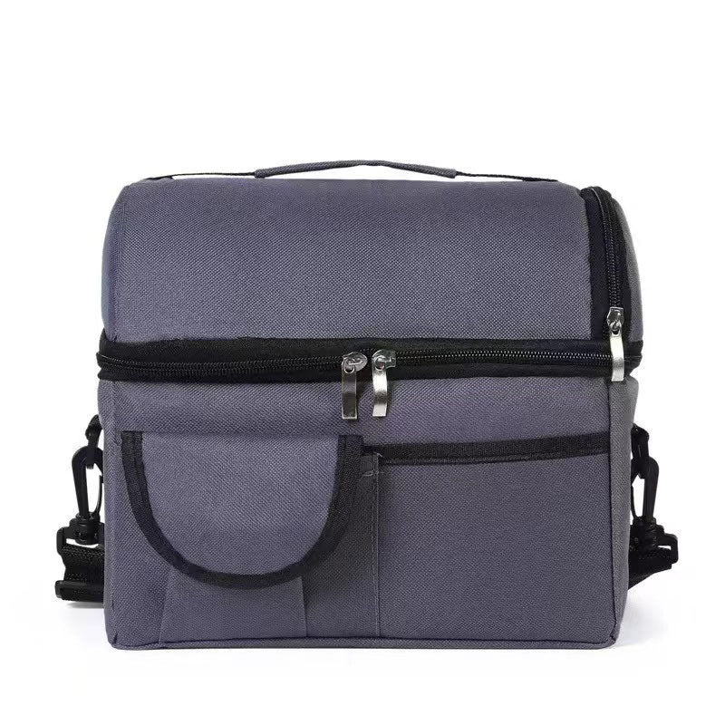 Hot lunch bag with large capacity, shoulder lunch bag