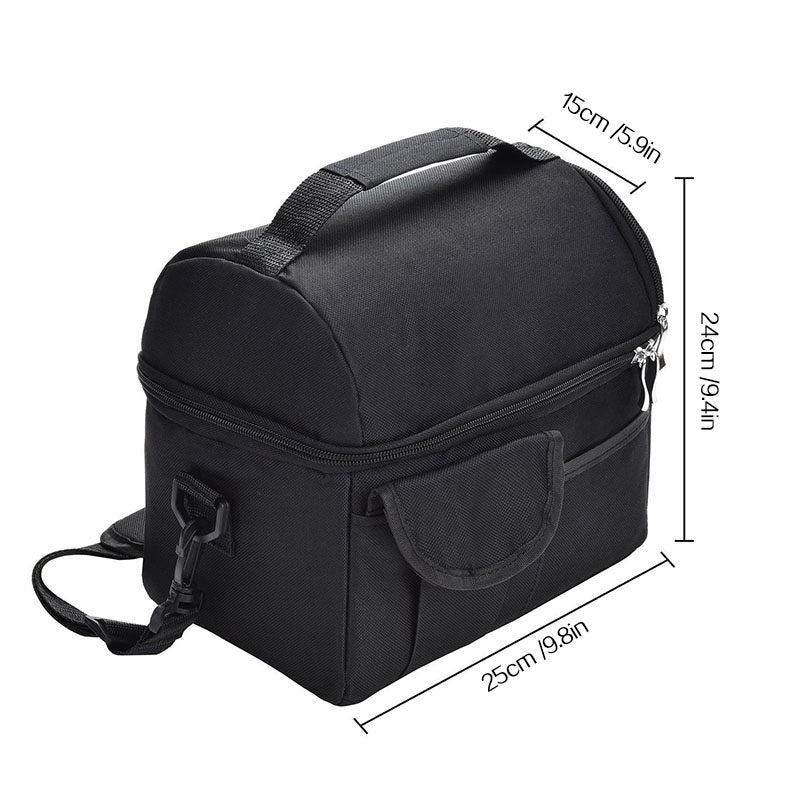 Hot lunch bag with large capacity, shoulder lunch bag