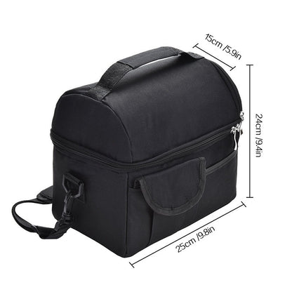 Hot lunch bag with large capacity, shoulder lunch bag